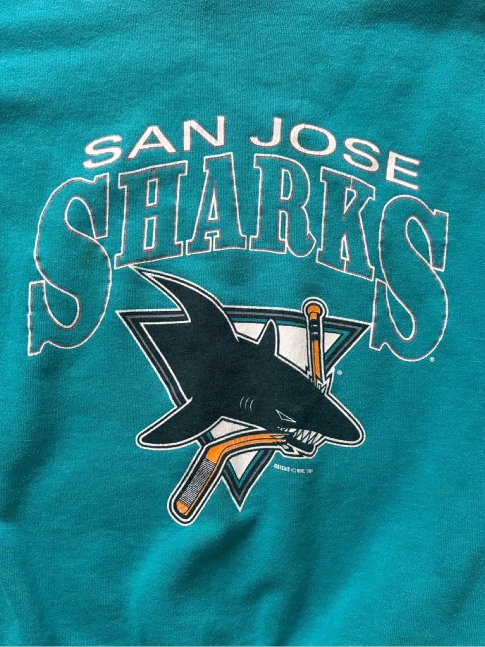 Vintage 90s NHL San Jose Sharks Crewneck